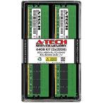 A-Tech 64GB Kit (2x32GB) RAM for ASRock Rack GENOA2D24G-2L+, SP2C741D32TM3, SPC741D8-2L2T/BCM, SPC741D8HM3, W790D8H-2T/X550 | DDR5 4800MHz PC5-38400 E