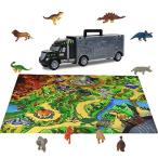 恐竜 おもちゃ アニメ フィギュア パズル 収納ボックス 人気の乗用 ベビーカー 動物 車 創造できる恐竜公園 ク