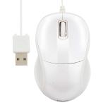 na бегемот cocos nucifera Digio2 проводной мышь 3 кнопка тихий звук голубой LED маленький размер белый Z8161na бегемот cocos nucifera (Nakabayashi)