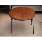  металлический ножек переделка круг стол настольный повреждение есть outlet старый запись выставка доставка отдельно L размер б/у товар номер F4527