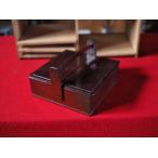 ショッピング古 古い漆塗りの弁当箱 ５個セット 明治時代　古録展  送料別  Dサイズ　中古 品番H1731