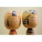 .. kokeshi автор моно .. рисовое поле Sato сейчас утро .45cm 1 сяку . размер 2 шт. комплект старый запись выставка доставка отдельно C размер б/у товар номер K14342
