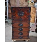 ショッピング古 伝統工芸 岩谷堂箪笥 テレビ台とドロワーのセット 昭和後期　古録展  送料別  Lサイズ　中古 品番S10906