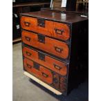  античный грудь 2 уровень накладывающийся времена комод Meiji времена старый запись выставка доставка отдельно L размер б/у товар номер S10918