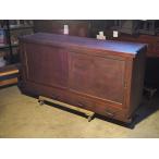  дзельква один листов раздвижная дверь. античный низкий шкафчик Meiji времена старый запись выставка доставка отдельно N размер б/у товар номер S10951