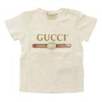 【グッチ】Gucci Tシャツ クラシックロゴ トップス ベビー服 504121 X3L64 ホワイト 12/18 未使用【中古】【正規品保証】124652