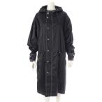  Chanel 96 год хлопок нейлон Vintage draw -тактный кольцо f- dead плащ P06685 черный 34[ б/у ]