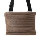  плиссировать шкив z Issey Miyake окантовка сумка "почтальонка" PP12-AG662 Brown [ б/у ]