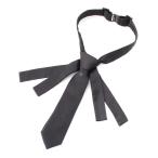  Chanel шелк здесь Mark bow Thai лента короткое колье галстук черный [ б/у ]