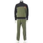  Moncler ji-nias× JW нижний son22 год половина Zip спортивная куртка брюки выставить зеленый черный S[ б/у ]
