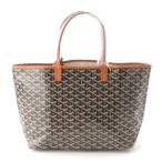 ショッピングゴヤール ゴヤール サンルイPM ゴヤールディンキャンバス & シュヴロッシュカーフスキン ロゴ トートバッグ STLOUIPMLTY01CL03P ブラック×タン【中古】