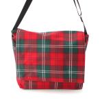  Comme des Garcons шерсть парусина в клетку сумка "почтальонка" GQ-K20 красный [ б/у ]