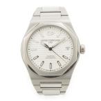 ジラール・ペルゴ ロレアート 42mm シースルーバック 腕時計 自動巻き シルバー文字盤 81010-11-131-11A シルバー【中古】