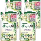 まとめ買い香りつづくトップ 抗菌plus シャイニーローズ 柔軟剤入り洗濯洗剤 液体 蛍光剤無配合 詰替 500g×4個セット