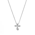 TIFFANY&amp;Co. Tiffany маленький Cross L sa Pele ti колье подвеска SV925 серебряный новый товар с отделкой унисекс [ б/у ]