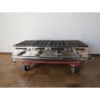 中古厨房 たこ焼き器 4丁 4連 鉄板 4