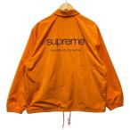 SUPREME シュプリーム 23AW Nyc Coaches Jacket ナイロン コーチジャケット オレンジ/グレー サイズL 正規品 / 34240