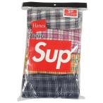 SUPREME Supreme 26AW HANES PLAID BOXERS (4 PACK) размер S/P(70-75cm) стандартный товар / 45204