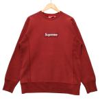 ショッピングsupreme SUPREME シュプリーム Box Logo Crewneck ボックスロゴスウェット オールド バーガンディ サイズL 正規品 / 50707
