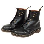DR.MARTENS Dr. Martens × Wolf`s head заклепки 8 EYELET BOOT ботинки черный размер US11=29cm стандартный товар / 55737