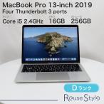 MacBook Pro 13 дюймовый 2019 серебряный 16GB 256GB JIS клавиатура D разряд 