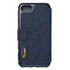 ( не использовался товар ) SoftBank SELECTION INVOL Air Shock Flip for iPhone 8 / 7 темно-синий iPhone8/iPhone7 для блокнот type кейс упаковка . царапина есть ( наш магазин один неделя гарантия )