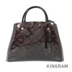 ショッピングヴェルニ ルイ・ヴィトン モノグラム ヴェルニ モンテーニュ MM M50400 ハンドバッグ kkd【中古】