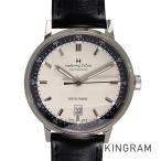 ハミルトン アメリカンクラシック イントラマティックデイト H384250 メンズ 腕時計 ss【中古】