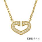 カルティエ Cハート ネックレス sss【中古】