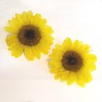 ヒマワリ２輪入りひまわりプリザーブドフラワー花材単品向日葵ハーバリウム
