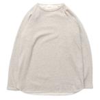 SPINNER BAIT スピナーベイト｜ボンバーヒート ラグラン クルーネック (オートミール)(裏起毛ロンTEE)