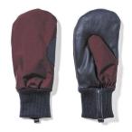 }GREEN CLOTHING зеленый механизм закрывания lRIB MITT ( dark red wine × темно-синий )( ребра mito рукавица перчатка )