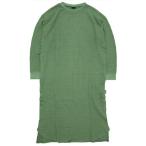 GOHEMPgo-hempl женский HEMP WAFFLE SLIT ONE PIECE ( glass green )( термический ткань One-piece )