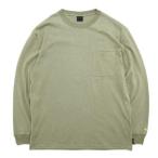 GOHEMPgo-hempl10oz JERSEY LOW POCKET TEE 25 ( шалфей зеленый )( немного толстый. long TEE)