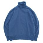 GOHEMPgo-hemplTURTLE NECK SWEAT ( azure blue )(ta-toru шея тренировочный )