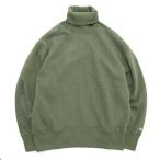 GOHEMPgo-hemplTURTLE NECK SWEAT ( moss green )(ta-toru шея тренировочный )