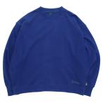 GOHEMPgo-hemplSWITCHING CREW NECK SMOOTH JERSEY ( темно-синий голубой )( большой .. cut Work. тонкий тренировочный )