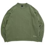 GOHEMPgo-hemplSWITCHING CREW NECK SMOOTH JERSEY ( оливковый зеленый )( большой .. cut Work. тонкий тренировочный )