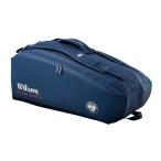 подробно о товаре информация есть Wilson Wilson ROLAND GARROS 2026 SESSION SOIRE 9PK roland garros чехол для ракетки темно-синий WR8053801001 2026 год модели r-