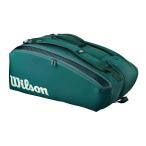 Wilson Wilson BLADE V10 15PK RACKET BAG лезвие V10 15PK чехол для ракетки максимальный 15шт.@ место хранения зеленый WR8056201001 2026 год модели r-