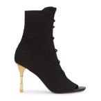 バルマン レディース ブーツ・レインブーツ シューズ Moneta Monogram Knit Ankle Boots