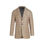 キートン メンズ ジャケット・ブルゾン アウター Plaid Wool & Cashmere-Blend Three-Button Sport Coat