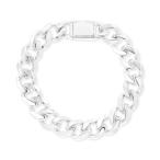 エフィー メンズ ブレスレット・バングル・アンクレット アクセサリー EFFY&reg; Men's Curb Link Bracelet in Sterling Silver