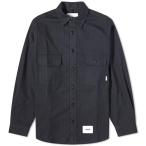 ダブルタップス メンズ ジャケット・ブルゾン アウター WTAPS 04 Pinstripe Shirt Jacket