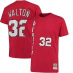 ミッチェル&ネス メンズ Tシャツ トップス Bill Walton Portland Trail Blazers Mitchell & Ness Name and Number T-Shirt