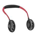 ZSCC ネック ファン、ポータブル ネック ファン、USB 充電式、旅行、スポーツ、オフィス、読書用の 360 度フリー