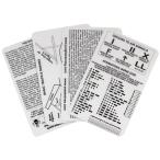 ESEE Knives Survival карта комплект SURVIVAL CARDS ESEEna Eve s для экстренных случаев товар . дефект . дефект 