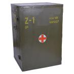 チェコ軍放出品 メディカルボックス 木製 カップボードボックス 工具入れ 食器ボックス BOX カップケース カップボックス
