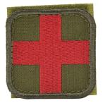 CONDORme Dick patch 231 10 знак [ оливковый гонг b&amp; красный ] Condor милитари нашивка милитари patch 
