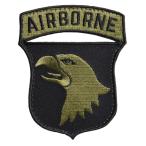 AIR BORNE нашивка no. 101 пустой ...REPSGEAR липучка тип [ левый направление ] милитари нашивка 